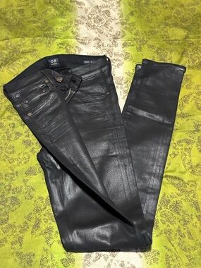 Citizens of Humanity Black Jeans, with sheen.